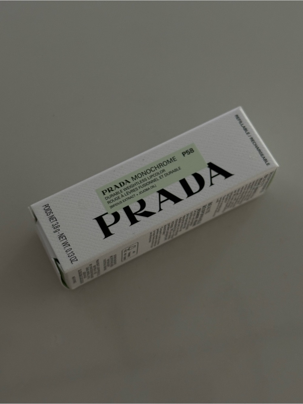 New Prada Monochrome Hyper Matte Lipstick - P58 Tamaris - Picture 4 of 6